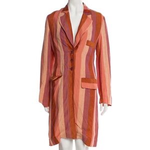Sonia Rykiel Red and Pink Blazer Modern Statement Piece